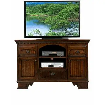 August Grove Sova Solid Wood TV Stand for TVs up to 65"