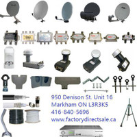 Sale!  Satellite LNB,Holder,Satellite Dish, Tripod for Stand,RG6 Cable,receiver,swith,from $5