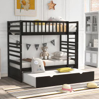 Harriet Bee Ikram Twin Futon Bunk Bed with Trundle