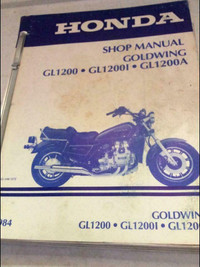 1984 Official Honda GL1200 GoldWing Aspencade Interstate Manual