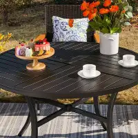 Lark Manor 4-person Patio Dining Set With Textile Chairs