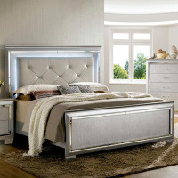 Everly Quinn 85.25"Length Faux Leather Bed