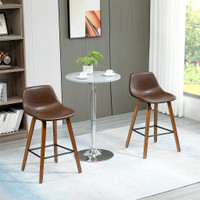 Bar Chairs 20.1" x 18.9" x 35.2" Brown