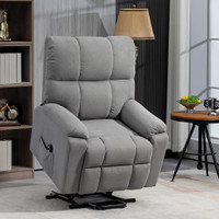 Lift Chair Corduroy (Polyester) Grey