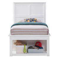 Plethoria Twin 2 Drawer Standard Bed with Shelves by Plethoria