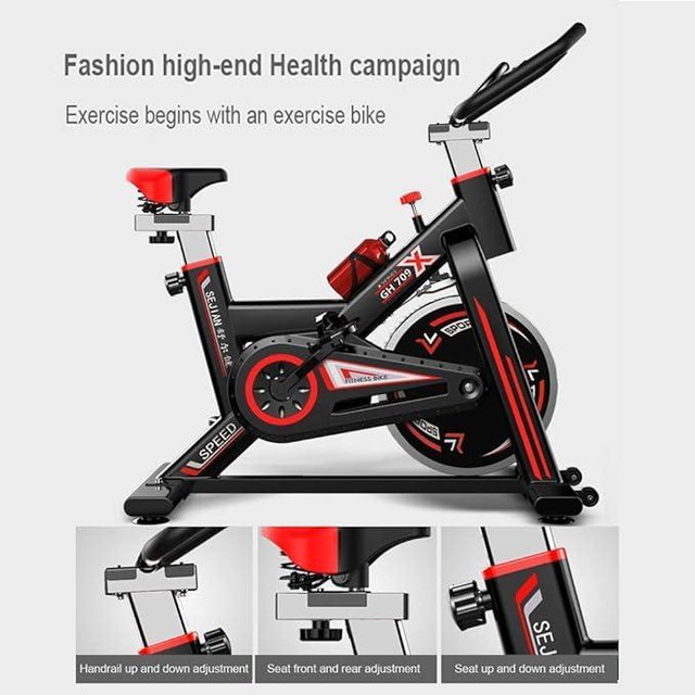 Promo!  eGALAXY ®Indoor Cycling Bikes Heavy-Duty Exercise Bike Stationary Bicycle Fitness Bike Weight Loss Sp in Exercise Equipment - Image 3