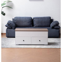 Ebern Designs Coffee Table With Lift Top And 2 Drawers