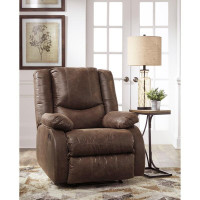Bladewood Leather Look Recliner with Wall Recline (6030529)
