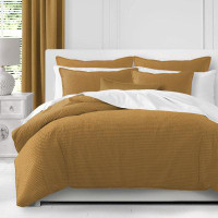 Made in Canada - The Tailor's Bed Waffle Standard Cotton 3 Piece Comforter Set
