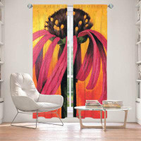 East Urban Home Lined Window Curtains 2-panel Set for Window Size by Marley Ungaro - Coneflower