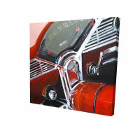 Winston Porter 'Vintage Car Dashboard' Oil Painting Print on Wrapped Canvas