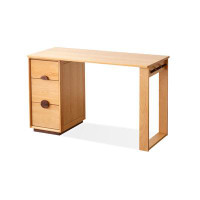 Lilac Garden Tools 47.24" Burlywood Rectangular Solid Wood desks
