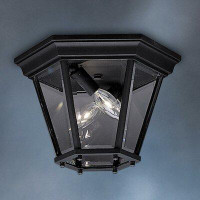 Darby Home Co Jerins 2 - Light 10.75" Lantern Geometric Flush Mount