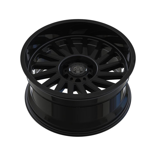 20x10 Thret Omega 902 Gloss Black wheels for Ford, RAM, GMC, Chevy in Tires & Rims in Alberta - Image 2