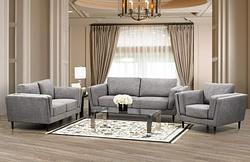 Grey Silver Sofa Set at special Offer !! in Couches & Futons in Chatham-Kent - Image 4