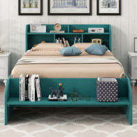 Red Barrel Studio Wood Platform Bed With 2 Drawers, Storage  Headboard And Footboard