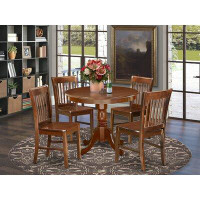 Alcott Hill Delois 4  - Person Solid Wood Dining Set