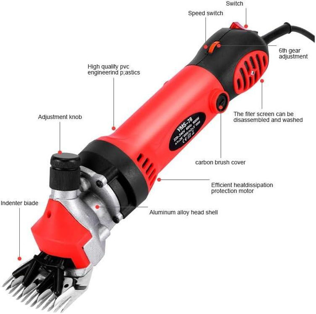NEW 690W PROFESSIONAL ELECTRIC SHEEP & ANIMAL TRIMMER S1201 in Other in Edmonton - Image 2