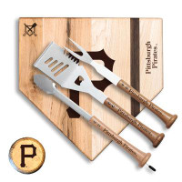 Baseball BBQ Pittsburgh Pirates Grilling Tool Set