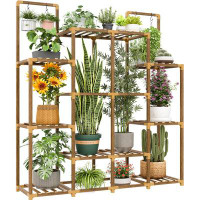 Arlmont & Co. Plant Stands Indoor Clearance Outdoor Plant Stand For Multiple Plants Tall Plant Stand With 5 Tiers Plant
