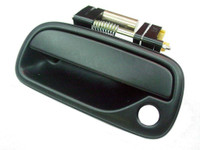 Door Handle Front Driver Side Outer Toyota Tundra 2000-2006 Textured Black (Regular/Access Cab) , TO1310124