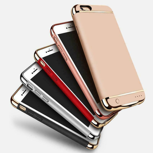 iPhone 8 2500 mah , 8 plus 3500mAh  Bank Case Ultra Thin Slim External Backup Battery Case in Cell Phone Accessories in City of Montréal