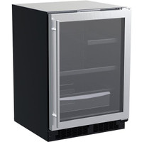 Marvel 24-inch, 5.3 cu.ft. Built-in Compact Refrigerator with MaxStore Bin MLRE224SG01ABSP - Main > Marvel 24-inch, 5.3