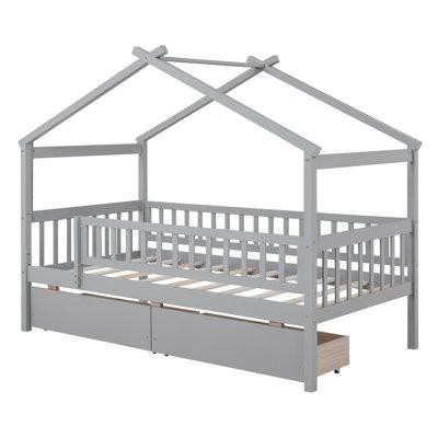 syan Canopy Storage Bed in Beds & Mattresses