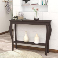 Anadea Narrow Console Table, Chic Accent Sofa Table, Entryway Table