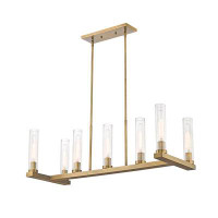 Z-Lite Beau 7 - Light Kitchen Island Linear Pendant with No Secondary Or Accent Material Accents