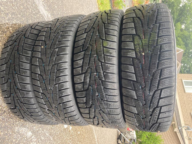 195/65/15 SNOW TIRES SET OF 4 $360.00 TAG#T1441 (NPLN1002151CSWT1) MIDLAND ON. in Tires & Rims in Ontario