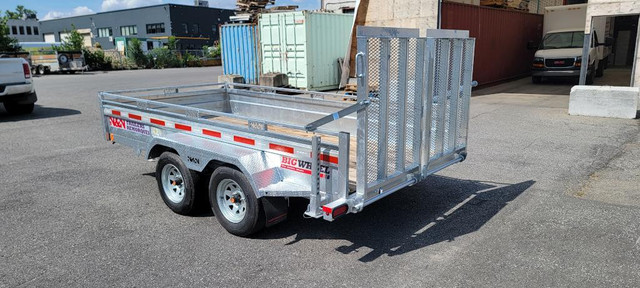 Location remorque / trailer 6x12 ouvert porte rampe in Boat Parts, Trailers & Accessories in Greater Montréal - Image 4