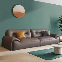 HOUZE 110.24" Coffee 100% Polyester Modular Sofa cushion couch