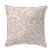 Made in Canada - Colcha Linens Bella Linen Damask Throw Pillow