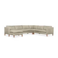AllModern Clifford 4-piece Upholstered Sectional