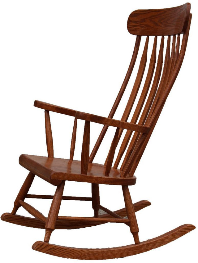 Amish/Mennonite Handcrafted Maple Oak Walnut Rocking Chair Kit Rocker Glider Gliding in Chairs & Recliners