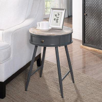 Red Barrel Studio Solid Wood End Table with Storage