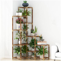 Arlmont & Co. 14 Tier Large Corner Plant Stand