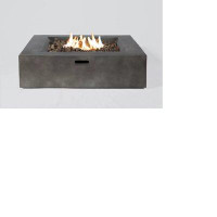 AllModern Rashid 12" H Concrete Outdoor Fire Pit Table