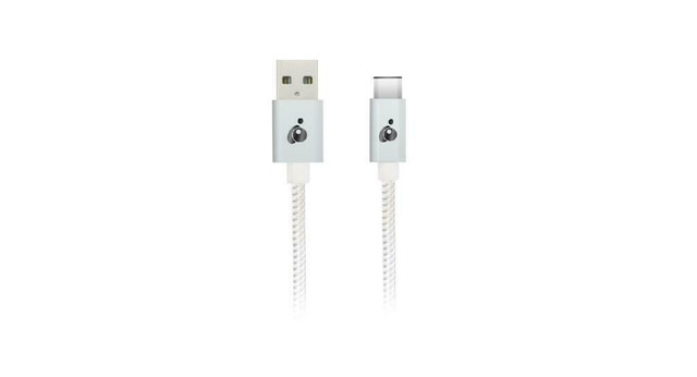 6.5ft. (2m) IOGEAR Charge & Sync Flip Pro - USB-C to Reversible USB-A Cable - White - G2LU3CAM02-WT in Cables & Connectors in West Island - Image 2