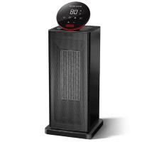 Kloudic Space Heater, 1500W PTC Heater With ECO Thermostat, Tower Heater Oscillating Electric Heater With Remote Control