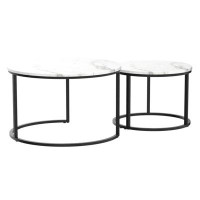 17 Stories Nesting Coffee Table Set of 2