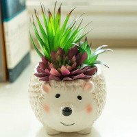 Trinx 6" Hedgehog Ceramic Planter