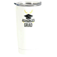 Dicksons Inc Tumbler Grad For I Know The Stainless Steel  White 20 Oz