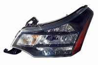 Head Lamp Driver Side Ford Focus 2009-2011 Black/Chrome Trim Coupe 09-10/Sedan Ses 45210 High Quality , FO2502269