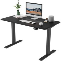Wrought Studio Height Adjustable Rectangle Standing Desk