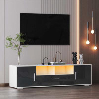 Ebern Designs FashionTV stand,TV Cabinet,entertainment centre TV station,TV console,console with LED light belt
