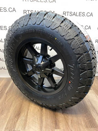 275/70/18 Amp All Weather tires Fuel Rims Ford F250 F350