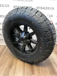 275/70/18 Amp All Weather tires Fuel Rims Ford F250 F350