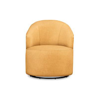 Joss & Main Deryn Upholstered Swivel Barrel Chair